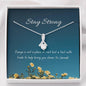 A Test | Noor necklace for loved one with message - MuslimwithMe