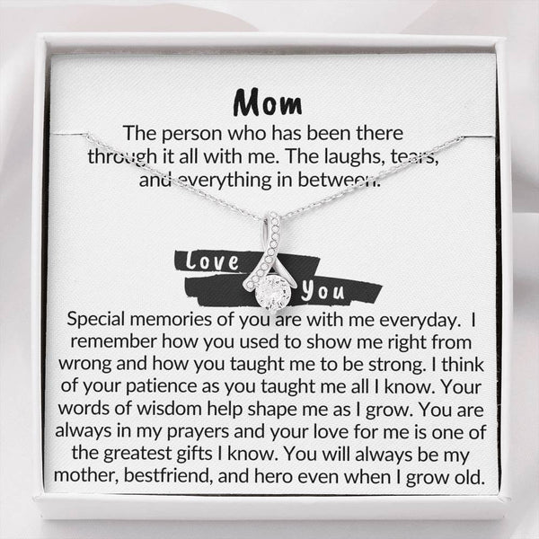 Best gift for Muslim Mom | Necklace gift for mom with muslim quote - MuslimwithMe