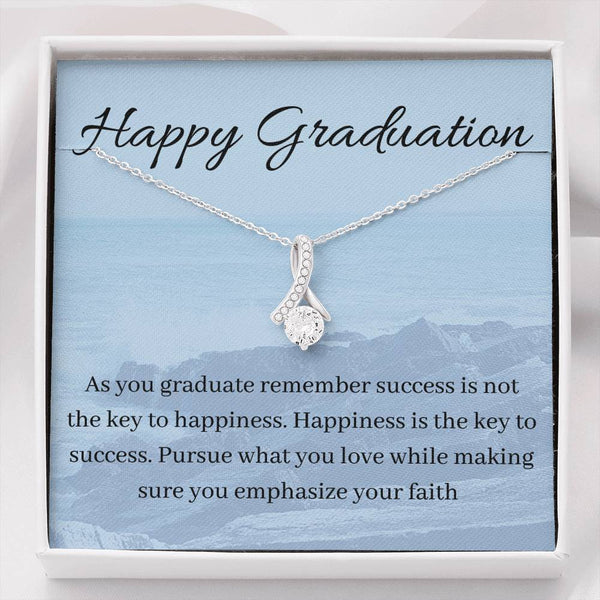 What you love | Graduating necklace gift with letter card - MuslimwithMe