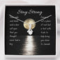 Sabr and Shukr | Noor necklace for loved one with message - MuslimwithMe