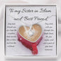 My Best Memories | Noor necklace for Best Friend with Message Card - MuslimwithMe