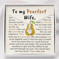 To my Pearfect Wife | Pun gift for wife
