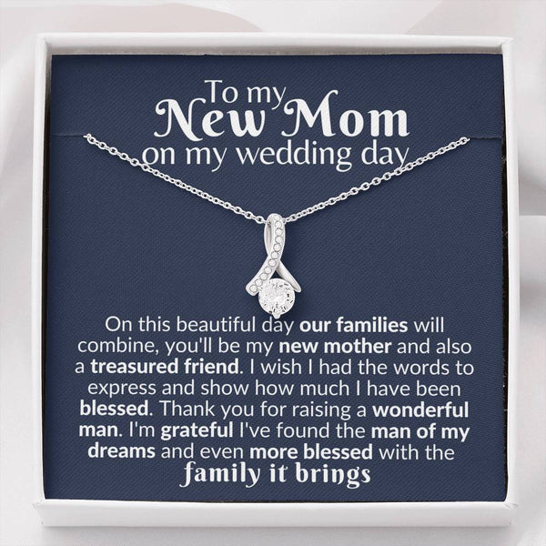 new mom on my wedding day