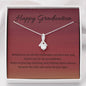 Never Right | Graduating necklace gift with letter card - MuslimwithMe