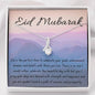 Celebrating Together | Noor necklace for Eid with message - MuslimwithMe