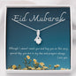 Far but Close | Noor necklace for Eid with message card - MuslimwithMe