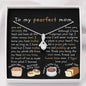 To my pearfect mom, necklace gift for mom, funny pun cards, - MuslimwithMe