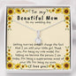 Wedding gift for mom, gift for mom on wedding day, mother of the bride necklace, Bride to mom gift - MuslimwithMe