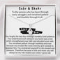 Necklace gift for Muslim friend, Family, or Role Model |  Islamic quotes on Sabr and Shukr - MuslimwithMe