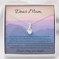 My guiding light | Necklace Gift for Mom with Message Card - MuslimwithMe