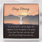 Open Door | Noor necklace for loved one with message - MuslimwithMe