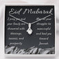Blessing, Success, and Prosperity | Necklace gift with Eid Mubarak wishes - MuslimwithMe