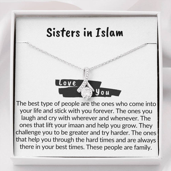 Sisters in Islam | sister in islam quotes gift, gift for muslim friend - MuslimwithMe