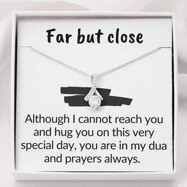 Far but in my dua | necklace gift for far away muslim - MuslimwithMe