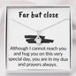 Far but in my dua | necklace gift for far away muslim - MuslimwithMe