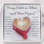 Only Friends | Noor Necklace for Friend with Message - MuslimwithMe