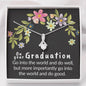 Graduation necklace gift, congratulations gift, friend grad gift, graduation, graduation quotes, graduation gift, - MuslimwithMe