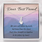 Sister In Islam | Noor Necklace for Friend with Message - MuslimwithMe