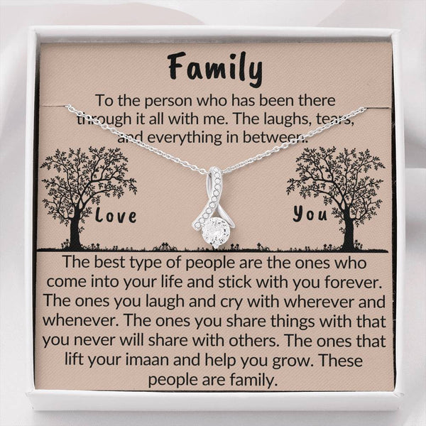 Family | Necklace gift for muslim family or close friends - MuslimwithMe