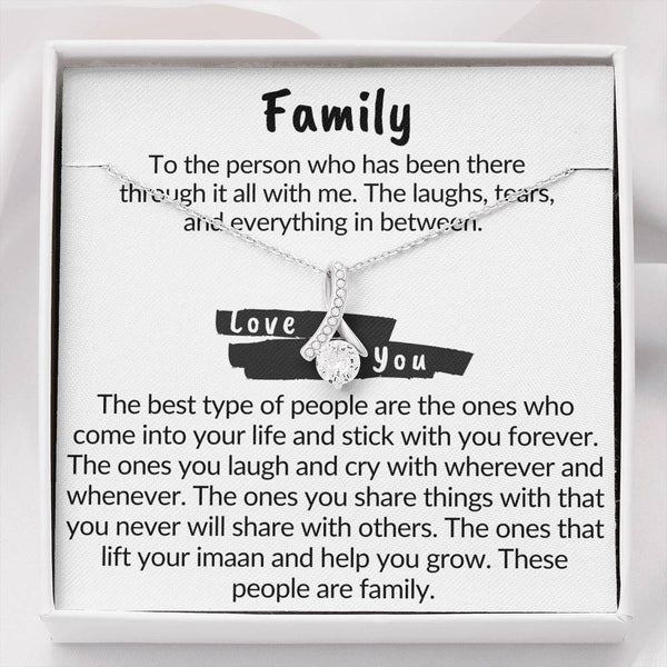Family | Necklace gift for muslim family or close friends - MuslimwithMe