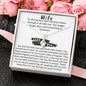 Wife | necklace with muslim quote about love and life - MuslimwithMe