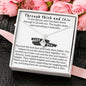Through thick and thin, friendship, best friend gift, love you, gift for best friend, tribe, sisters, bridesmaid, near or far, ups and downs - MuslimwithMe