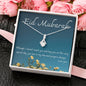 Far but Close | Noor necklace for Eid with message card - MuslimwithMe
