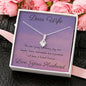 Friend forever | Noor necklace for wife with Message Card - MuslimwithMe