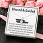 Blessed and guided | Necklace gift with islamic quote for muslim women - MuslimwithMe