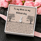 Nikkah gift for mom | Necklace gift for mom on my nikkah day, bridesmaid gift to mom - MuslimwithMe