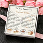 Favorite human bean, Necklace gift for favorite human bean with message card, gift for wife, gift for girlfriend, food lovers, puns,funny card,gift for her,food - MuslimwithMe