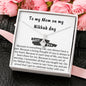 To my mom on my Nikkah day | Necklace with muslim quotes on love - MuslimwithMe
