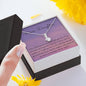 Together throughout | Necklace Gift for Daughter with Message Card - MuslimwithMe