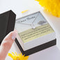 Forever Guide | Noor necklace for Friend with Letter card - MuslimwithMe