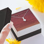Never Right | Graduating necklace gift with letter card - MuslimwithMe