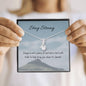 A Test | Noor necklace for loved one with message - MuslimwithMe