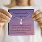 Thankful and Happy | Nikkah necklace gift with letter Card - MuslimwithMe
