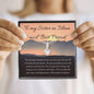 Forever Friend | Noor necklace for friend with message card - MuslimwithMe