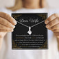 Your Beautiful Heart | Noor necklace gift for Wife on Eid - MuslimwithMe