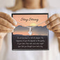 Open Door | Noor necklace for loved one with message - MuslimwithMe