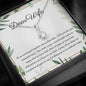 Beautiful Heart and Deen | Noor necklace for Eid with message - MuslimwithMe
