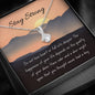 Open Door | Noor necklace for loved one with message - MuslimwithMe