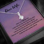 I Love You More | Noor necklace gift for Wife with Message Card - MuslimwithMe