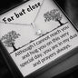 Far but in my prayers | necklace gift for muslim women - MuslimwithMe