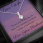 Friend forever | Noor necklace for wife with Message Card - MuslimwithMe