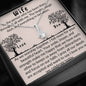 Gift for muslim wife with beautiful heart and imaan | necklace gift for wife in Islam - MuslimwithMe