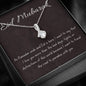 I love you More | Noor necklace for Eid with message card - MuslimwithMe