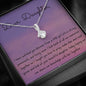 Together throughout | Necklace Gift for Daughter with Message Card - MuslimwithMe