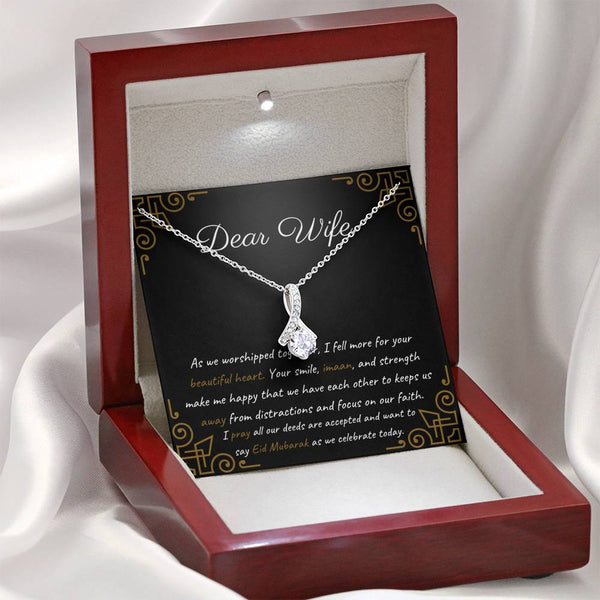 Your Beautiful Heart | Noor necklace gift for Wife on Eid - MuslimwithMe