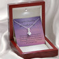 Thankful and Happy | Nikkah necklace gift with letter Card - MuslimwithMe